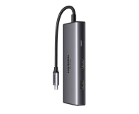 UGREEN Adapter 6w1 CM498 Hub USB / 2x USB-A 3.0 USB-C 3.0 2xHDMI PD - 1488895 - zdjęcie 1